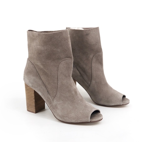 Chinese Laundry Shoes - CHINESE LAUNDRY Tom Girl Peep Toe Suede Booties